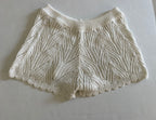 Unknown Shorts Medium White Knitted fabric
