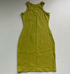 Wild Fable Slip Dress Extra Small Green Cotton Blend