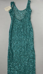 Peppermayo Dresses/Rompers Extra Small Teal Sequin and mesh