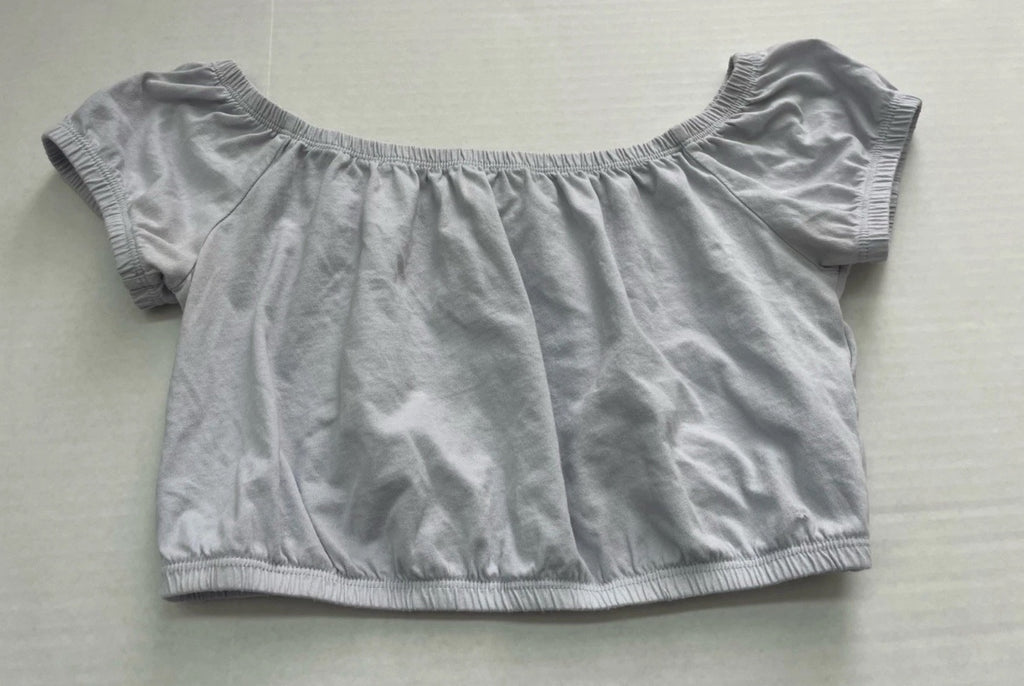 Hollister Top Extra Small Blue Gray Cotton