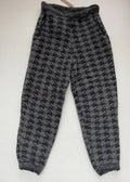 Skims Sweatpants Small Gray and black Fleece (Sherpa), Polyester