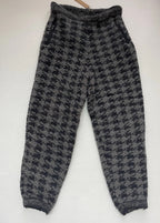 Skims Sweatpants Small Gray and black Fleece (Sherpa), Polyester