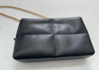 A New Day Accessories Small Black Synthetic leather with metal chain strap