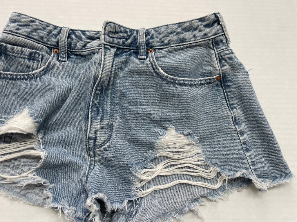 PACSUN 26 High Rise Shorts Light blue Denim