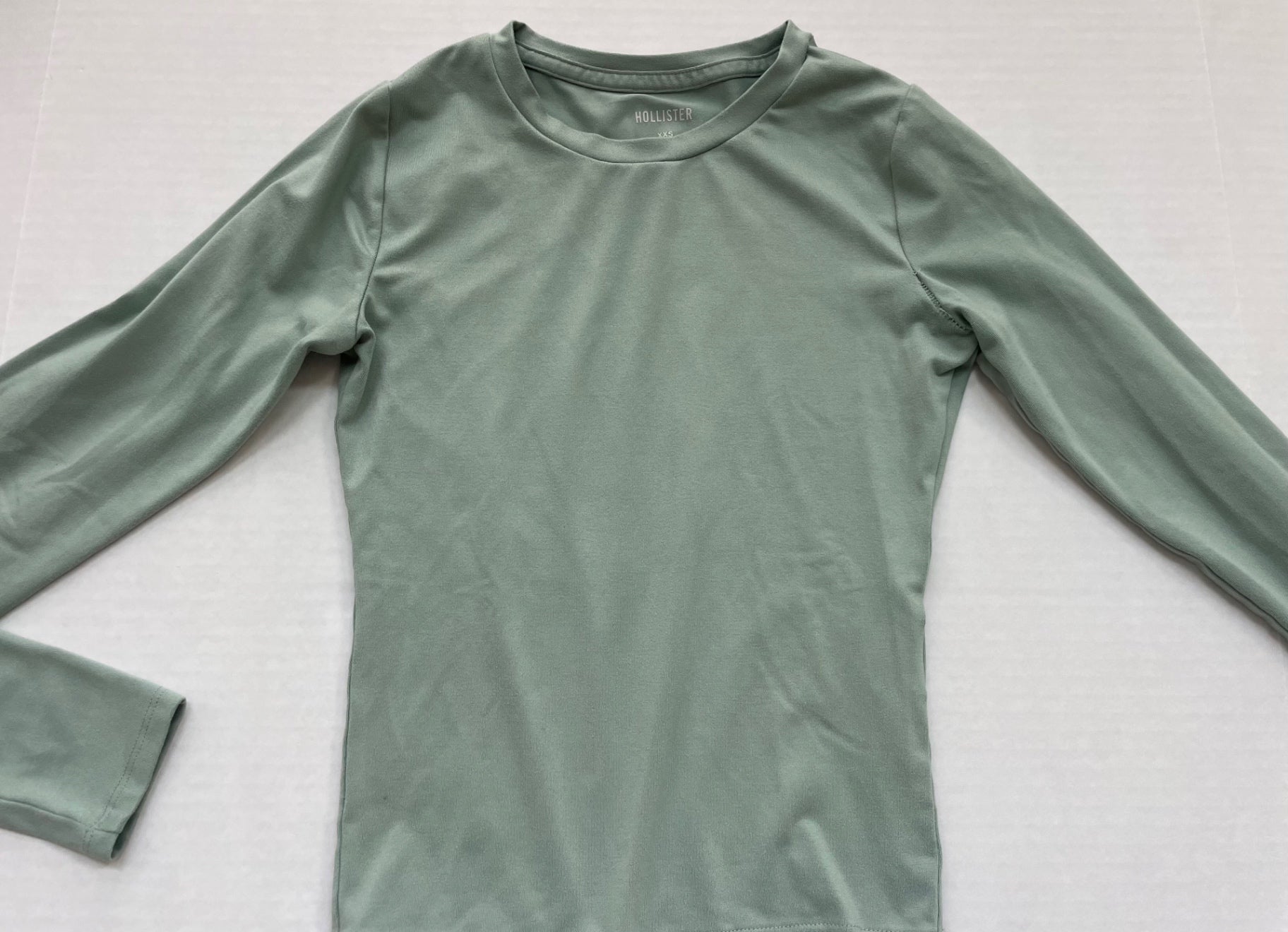 Hollister Tops Extra Extra Small Sage Green Nylon, Polyester