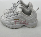 FILA Disrupter Shoes 7 White Leather and synthetic