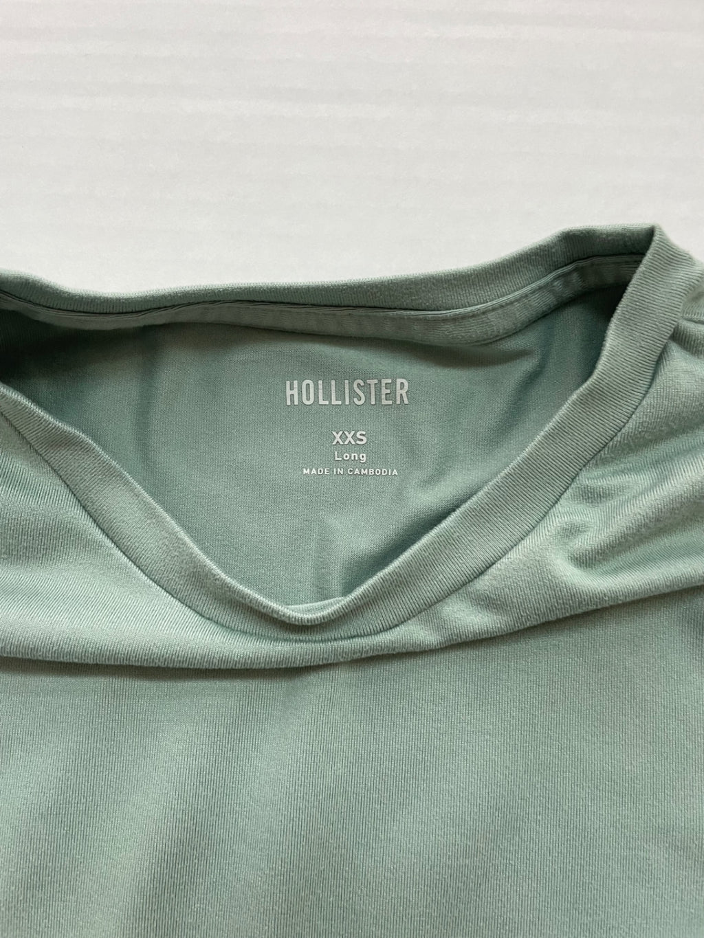 Hollister Tops Extra Extra Small Sage Green Nylon, Polyester