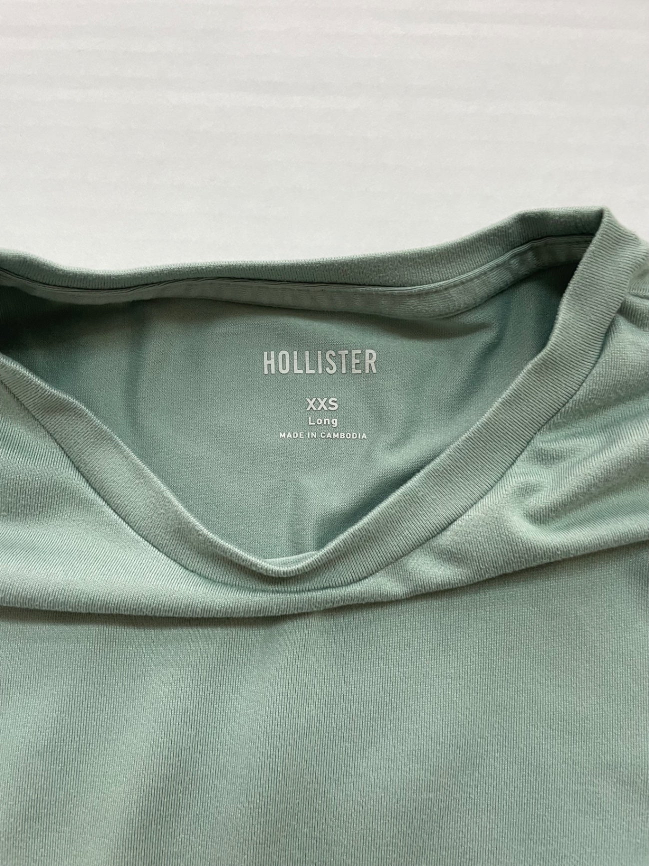Hollister Tops Extra Extra Small Sage Green Nylon, Polyester