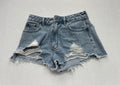 PACSUN 26 High Rise Shorts Light blue Denim