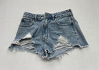 PACSUN 26 High Rise Shorts Light blue Denim
