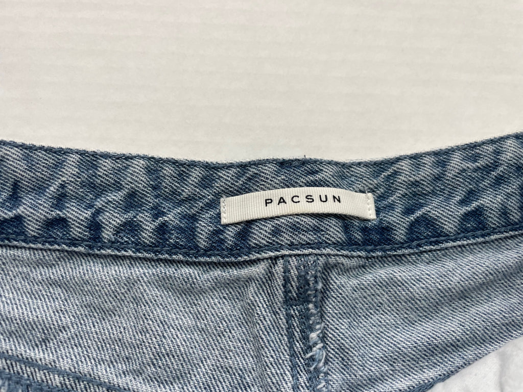PACSUN 26 High Rise Shorts Light blue Denim