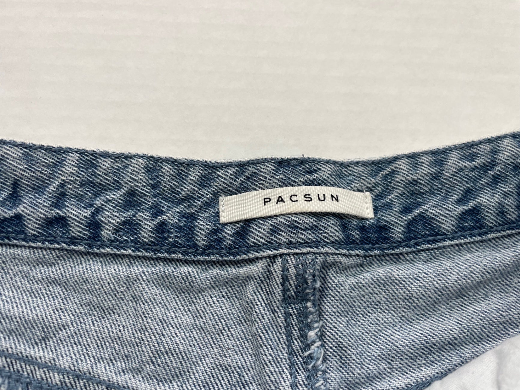 PACSUN 26 High Rise Shorts Light blue Denim