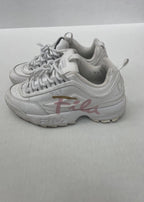 FILA Disrupter Shoes 7 White Leather and synthetic