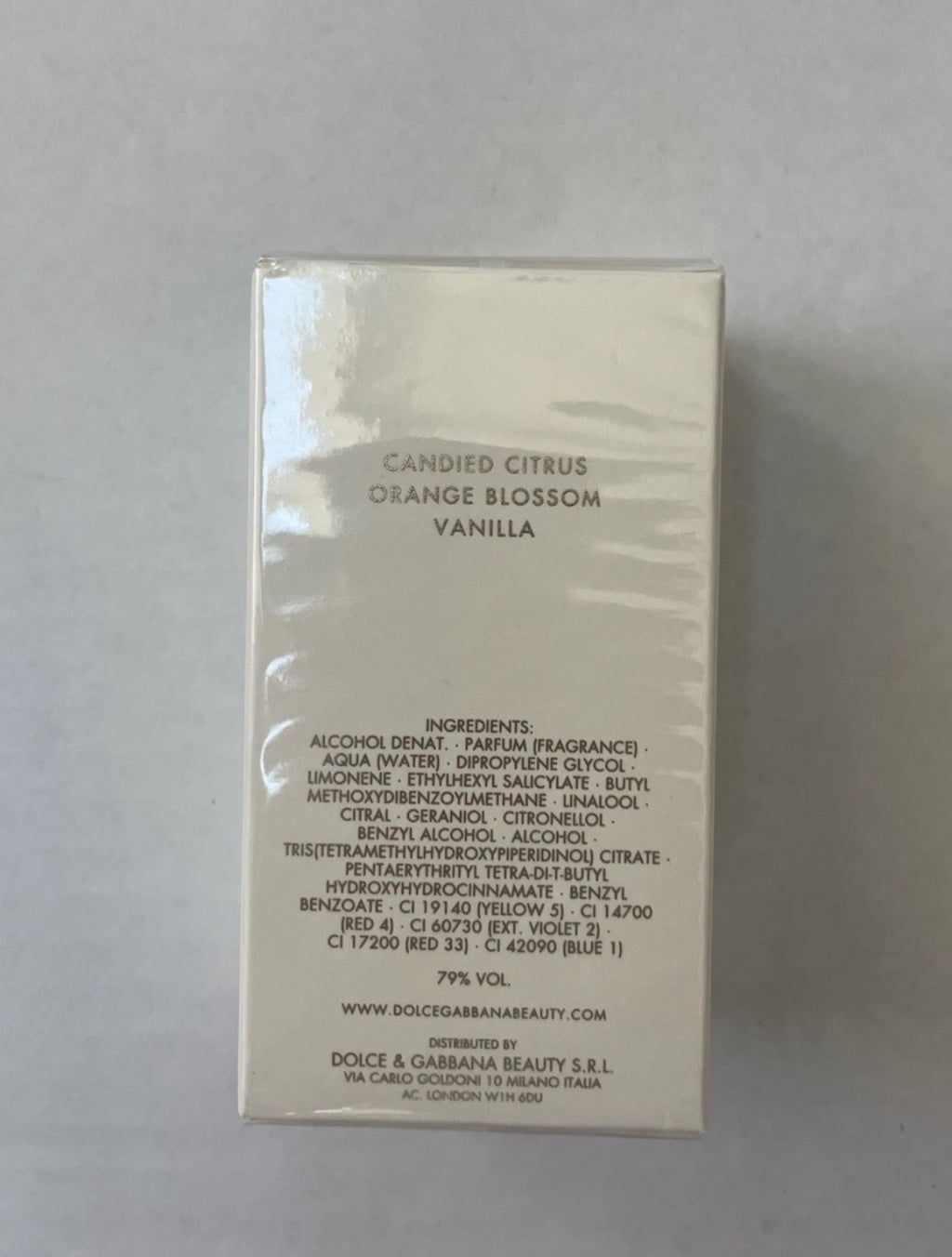 Dolce & Gabbana Accessories 1.7 fl oz White plastic packaging