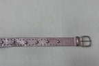 Justice Accessories Extra Small Pink/Lilac Synthetic leather with rhinestones and metallic studs