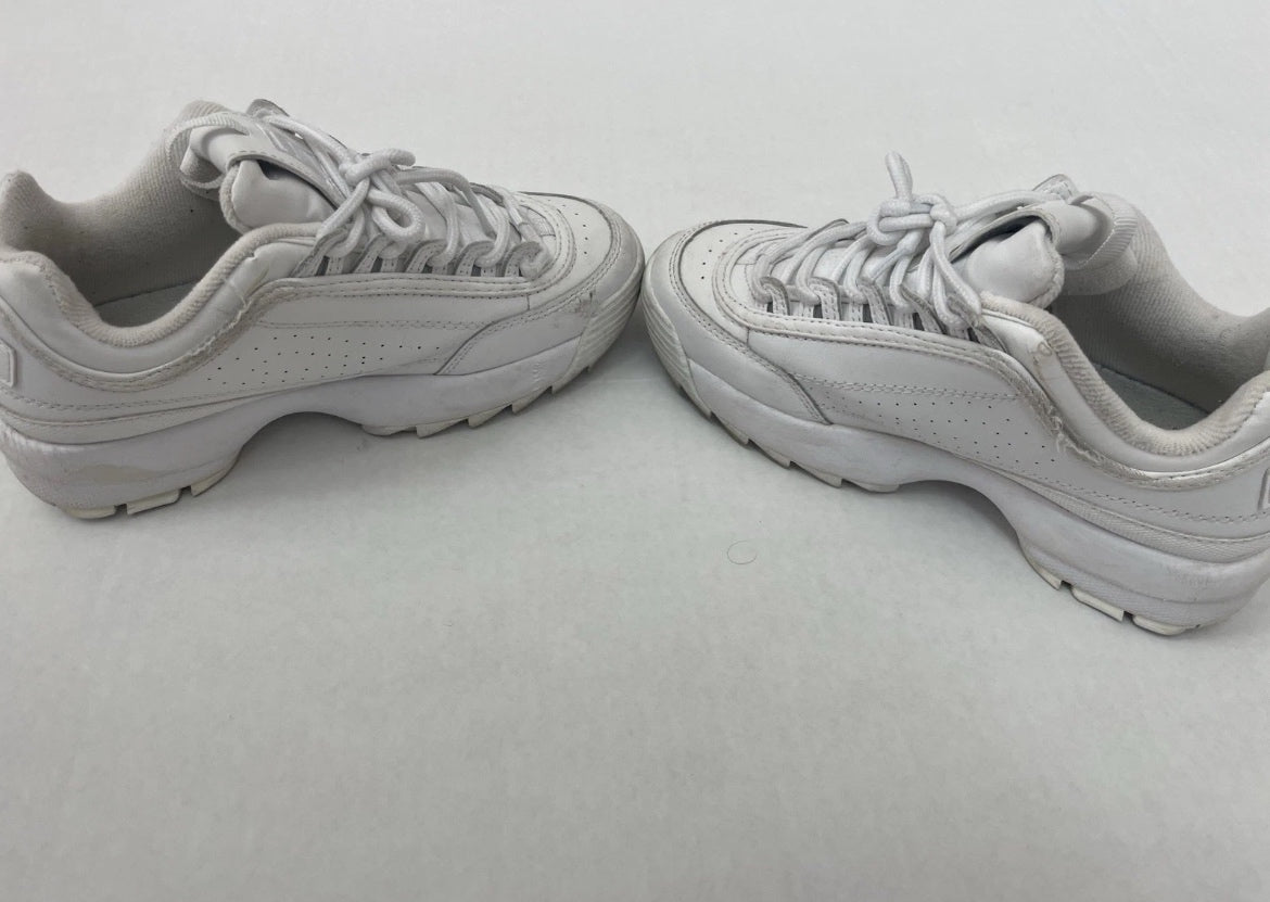 FILA Disrupter Shoes 7 White Leather and synthetic