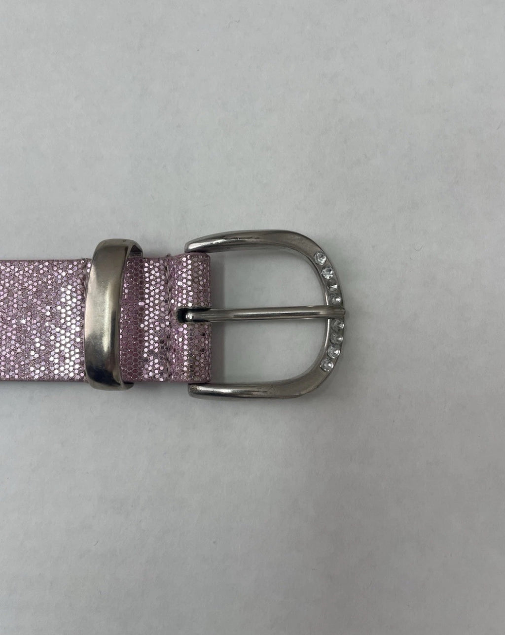 Justice Accessories Extra Small Pink/Lilac Synthetic leather with rhinestones and metallic studs