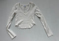 LA HEARTS Tops Extra Extra Small Cream/Off-white Polyester, Viscose, Cotton blend (knit fabric)