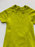Lululemon Tops 0-2 Yellow Technical fabric with mesh panels and moisture-wicking properties