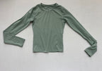 Hollister Tops Extra Extra Small Sage Green Nylon, Polyester