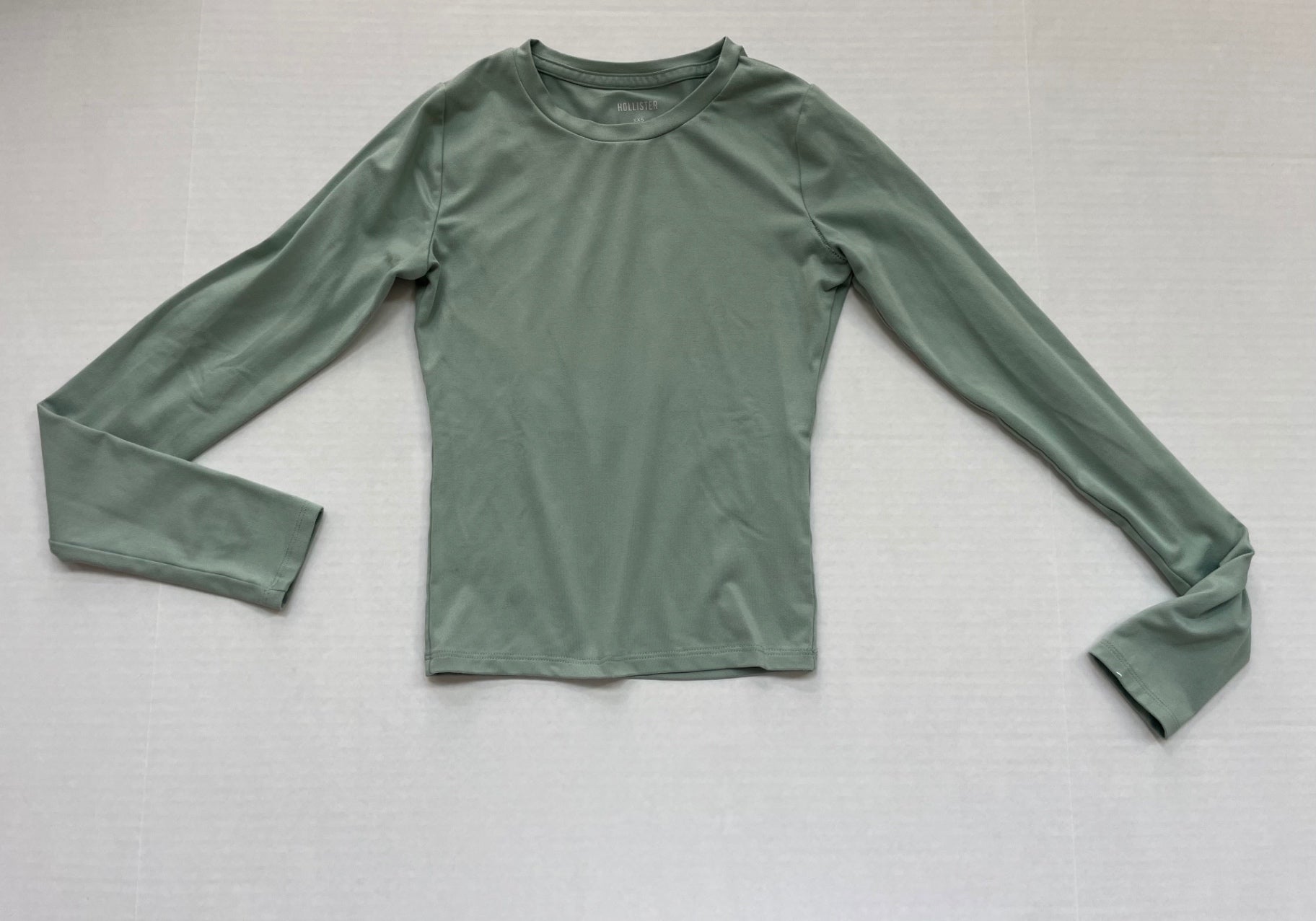 Hollister Tops Extra Extra Small Sage Green Nylon, Polyester