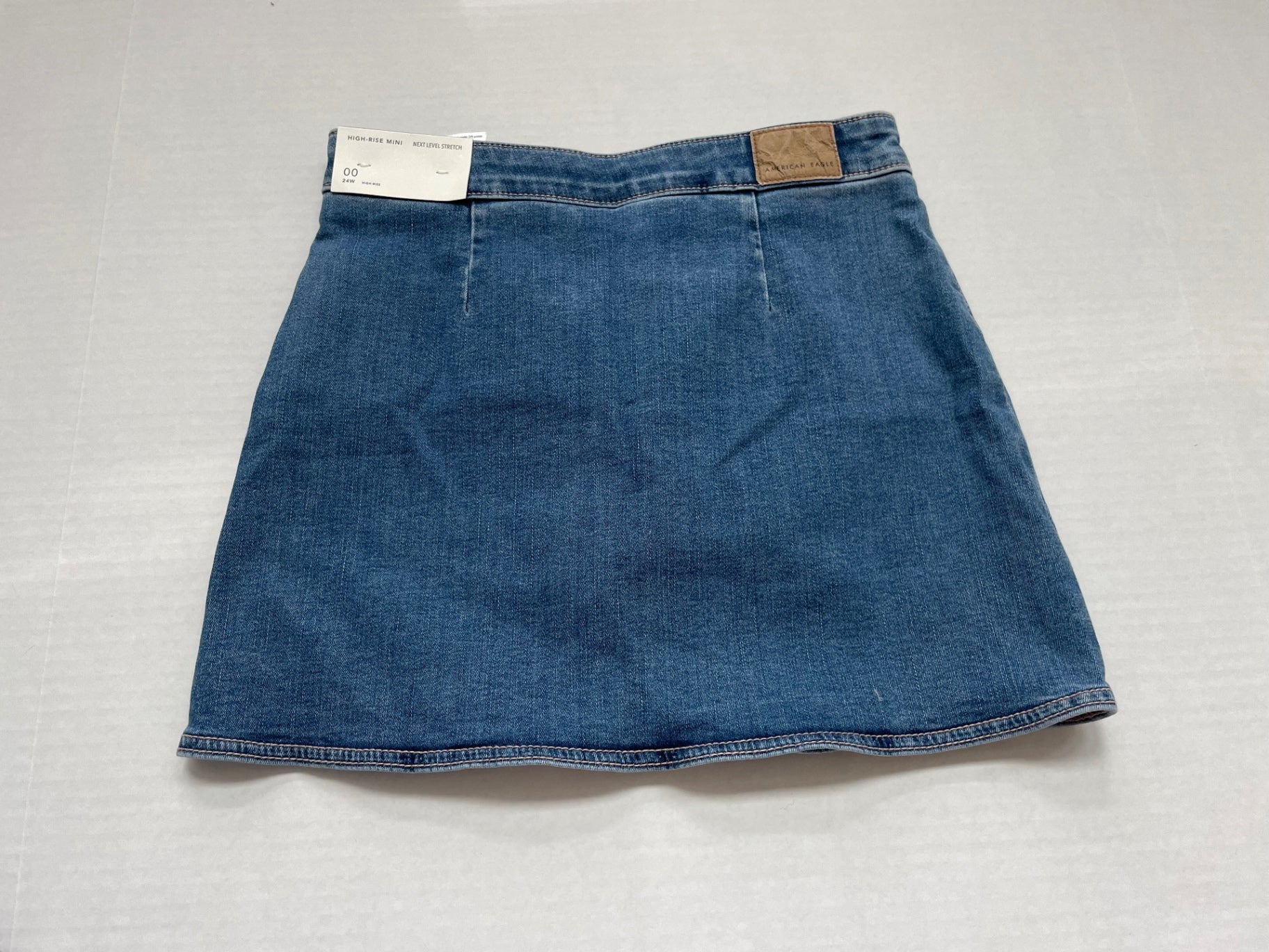 American Eagle Skirts/Skorts 00 Blue Denim/Cotton/Polyester/Elastane