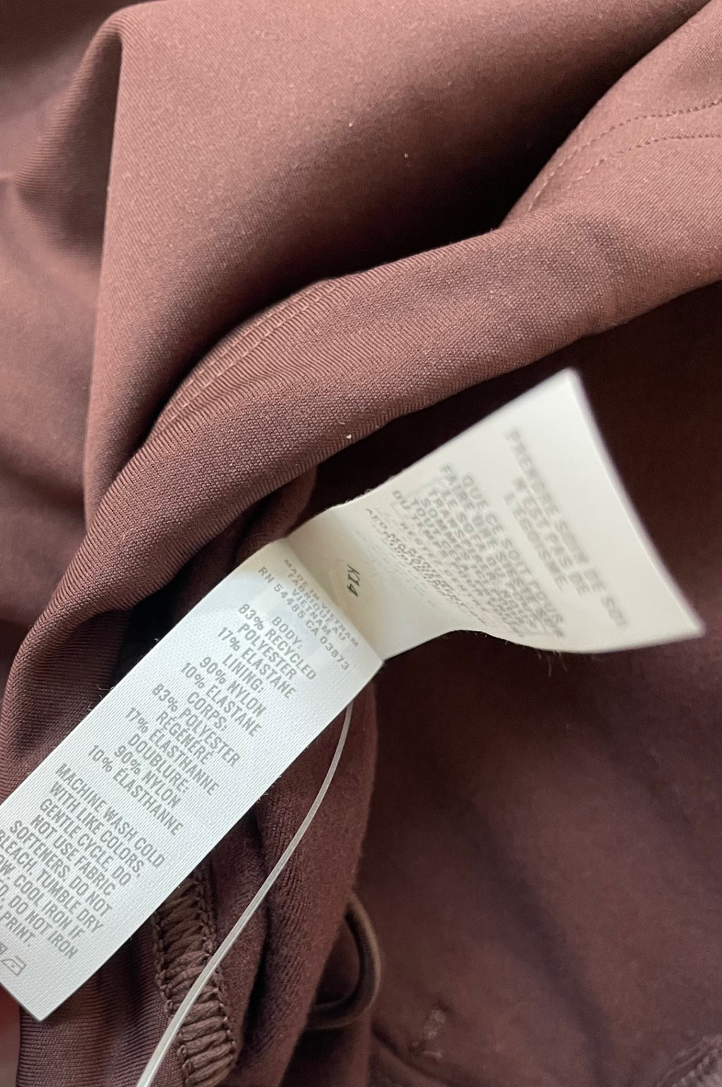Aerie OFFLINE by Aerie Sweatshirts/Hoodies Extra Small Brown Recycled Polyester, Elastane, Nylon