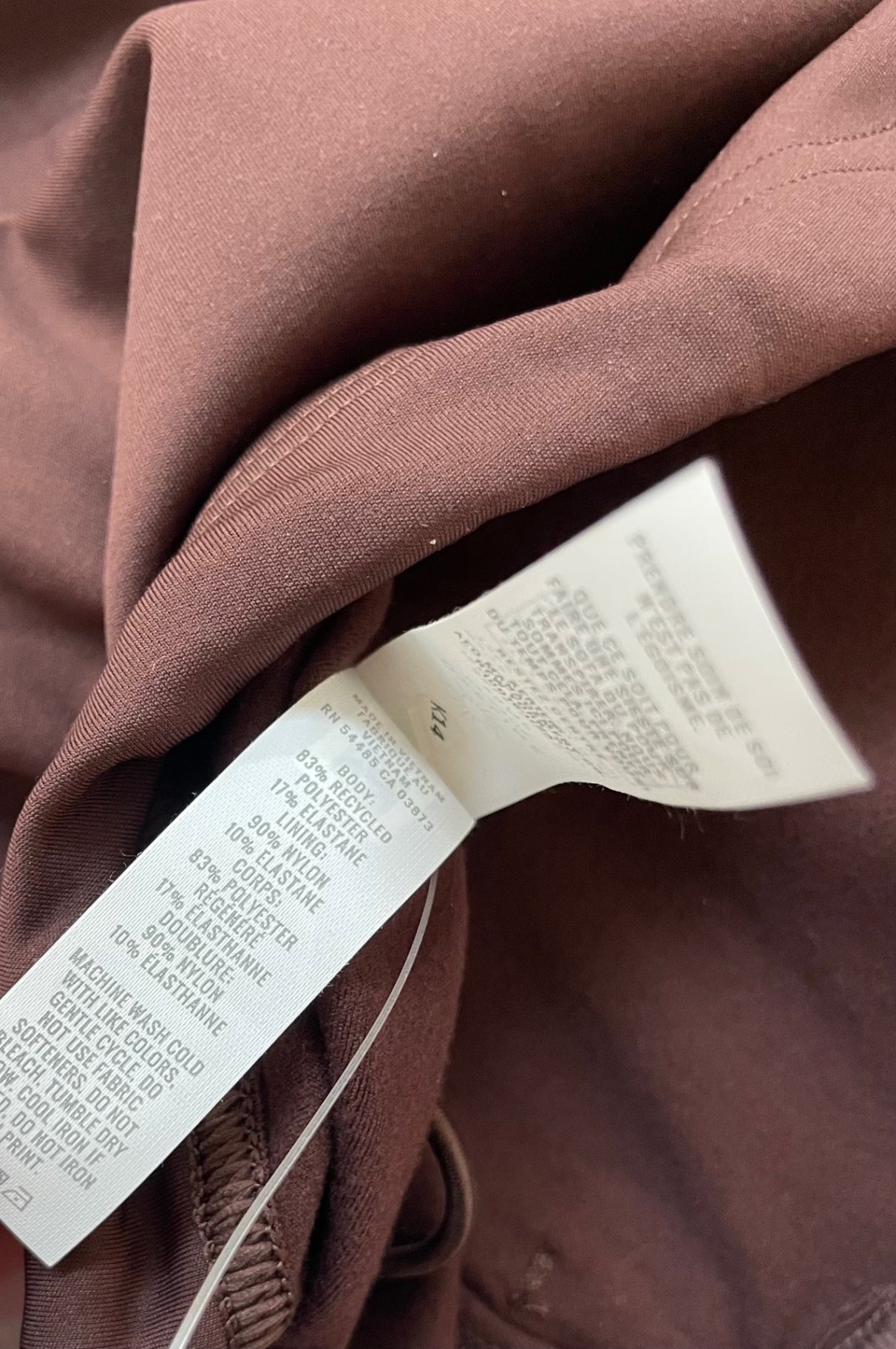 Aerie OFFLINE by Aerie Sweatshirts/Hoodies Extra Small Brown Recycled Polyester, Elastane, Nylon