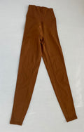 OFFLINE by Aerie Leggings Extra Small Brown Knitted fabric, Smooth, Likely synthetic blend