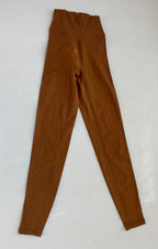 OFFLINE by Aerie Leggings Extra Small Brown Knitted fabric, Smooth, Likely synthetic blend
