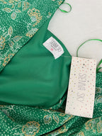 Sienna Sky Dresses/Rompers Extra Small Green Polyester, Spandex, Printed fabric