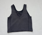 Lululemon Tops 0 Gray Recycled Polyester, Elastanne, Lenzing Modal, Cotton