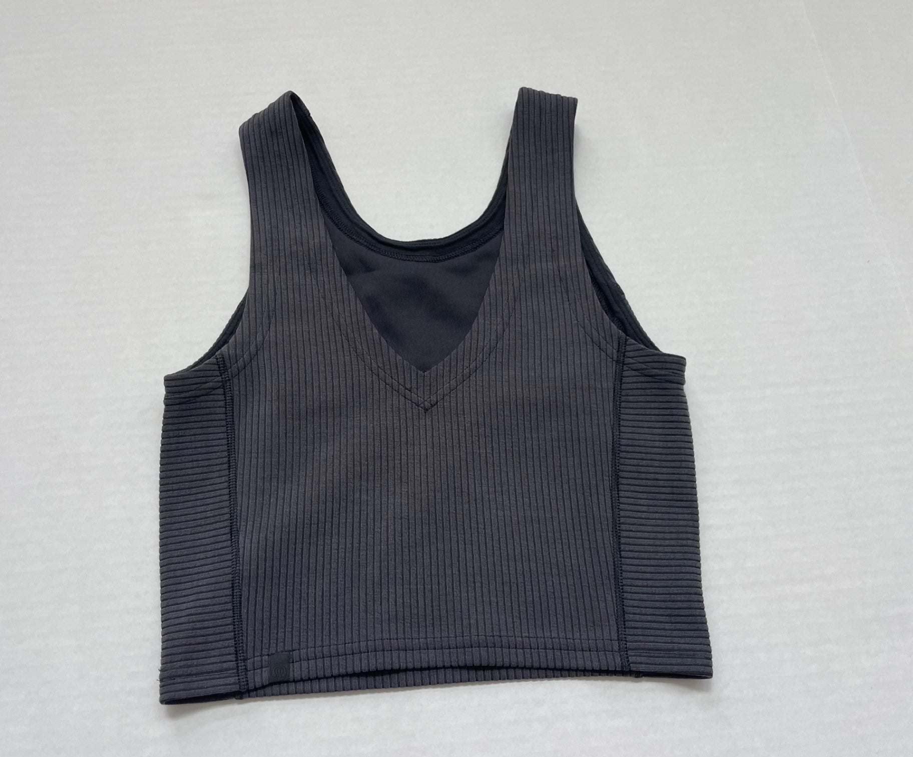 Lululemon Tops 0 Gray Recycled Polyester, Elastanne, Lenzing Modal, Cotton
