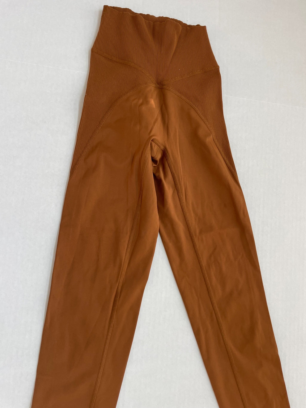 OFFLINE by Aerie Leggings Extra Small Brown Knitted fabric, Smooth, Likely synthetic blend