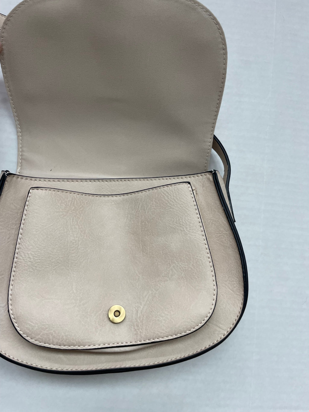 Unbranded Accessories Small White Faux Leather and fabric