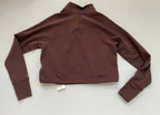Aerie OFFLINE by Aerie Sweatshirts/Hoodies Extra Small Brown Recycled Polyester, Elastane, Nylon