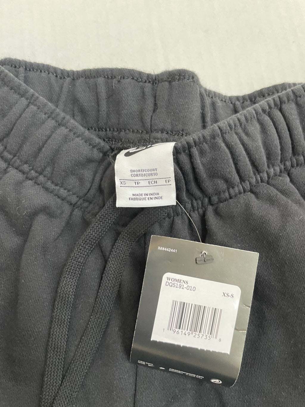 Nike Sweatpants Extra Small Black Cotton and polyester blend
