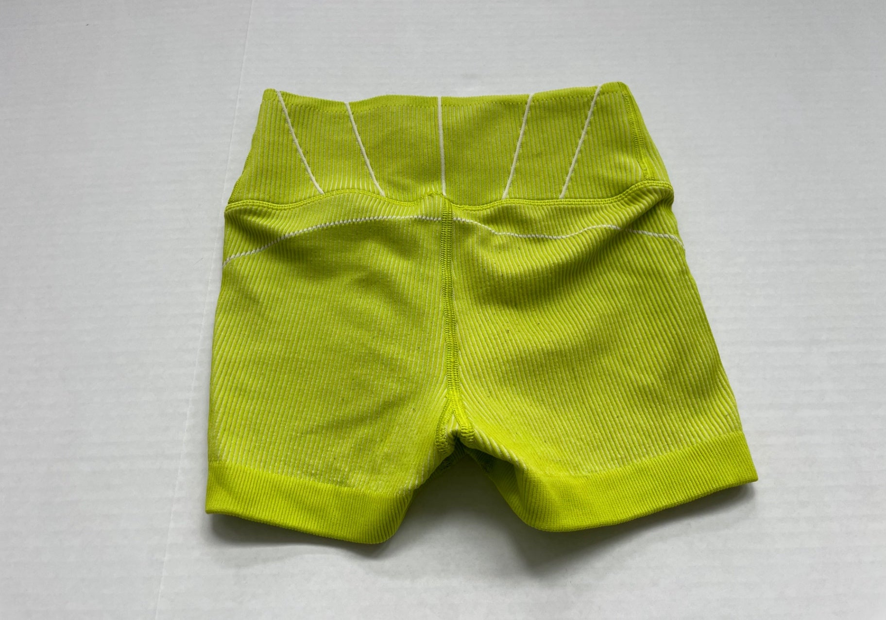 Aerie Shorts Extra Small Lime Green Corduroy and Elastic, Polyester