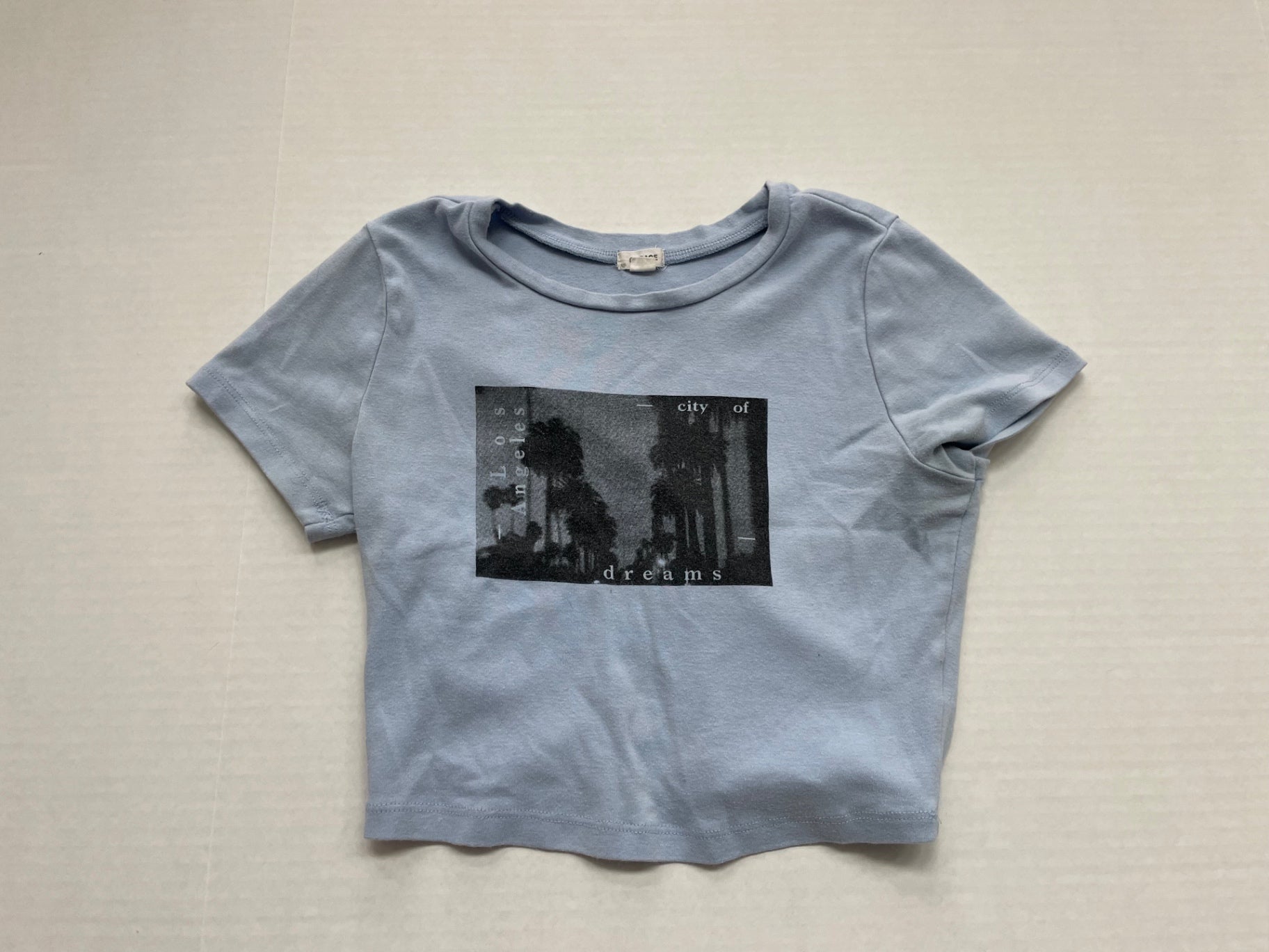 Garage Tops Small Light blue Cotton and spandex blend