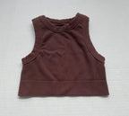 Offline By Aerie Tops Extra Small Brown Cotton blend (95% cotton, 5% spandex)