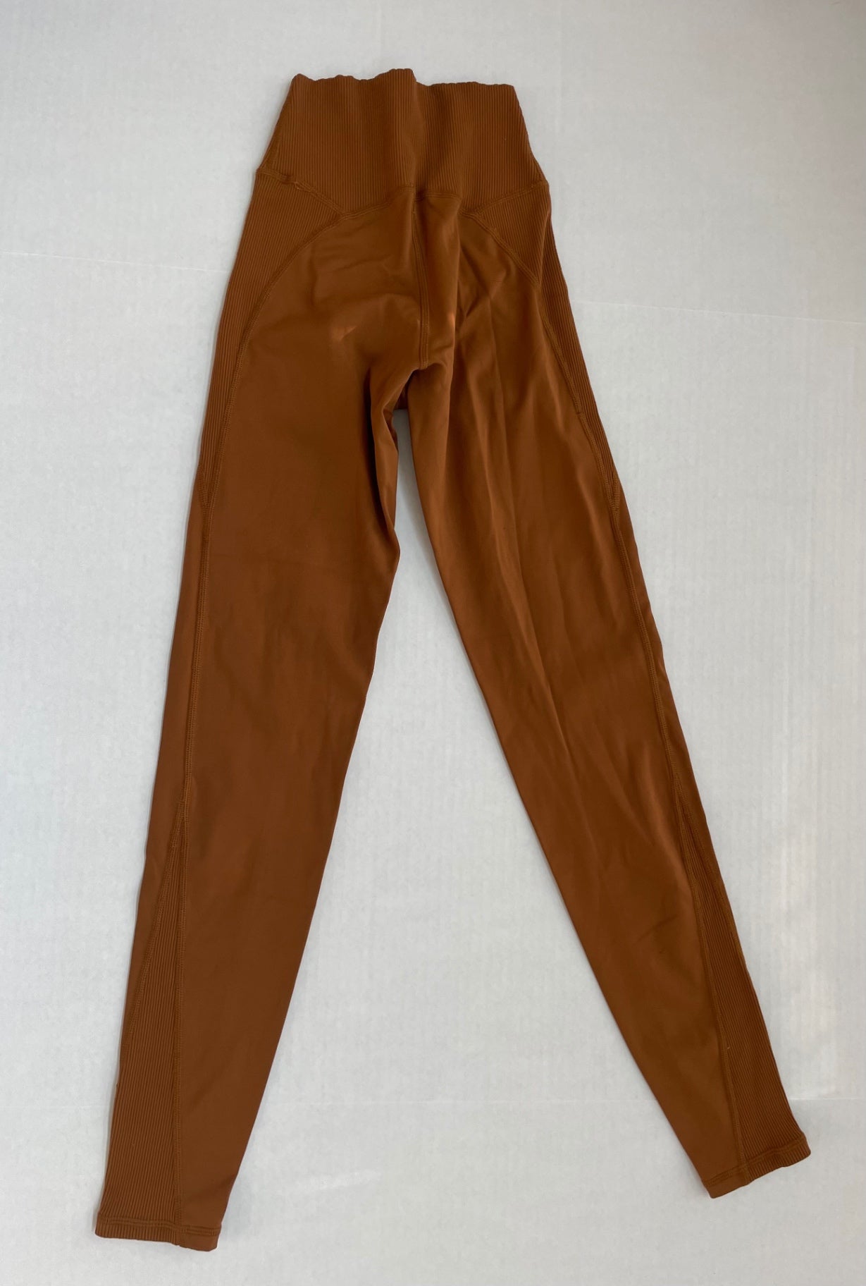 OFFLINE by Aerie Leggings Extra Small Brown Knitted fabric, Smooth, Likely synthetic blend