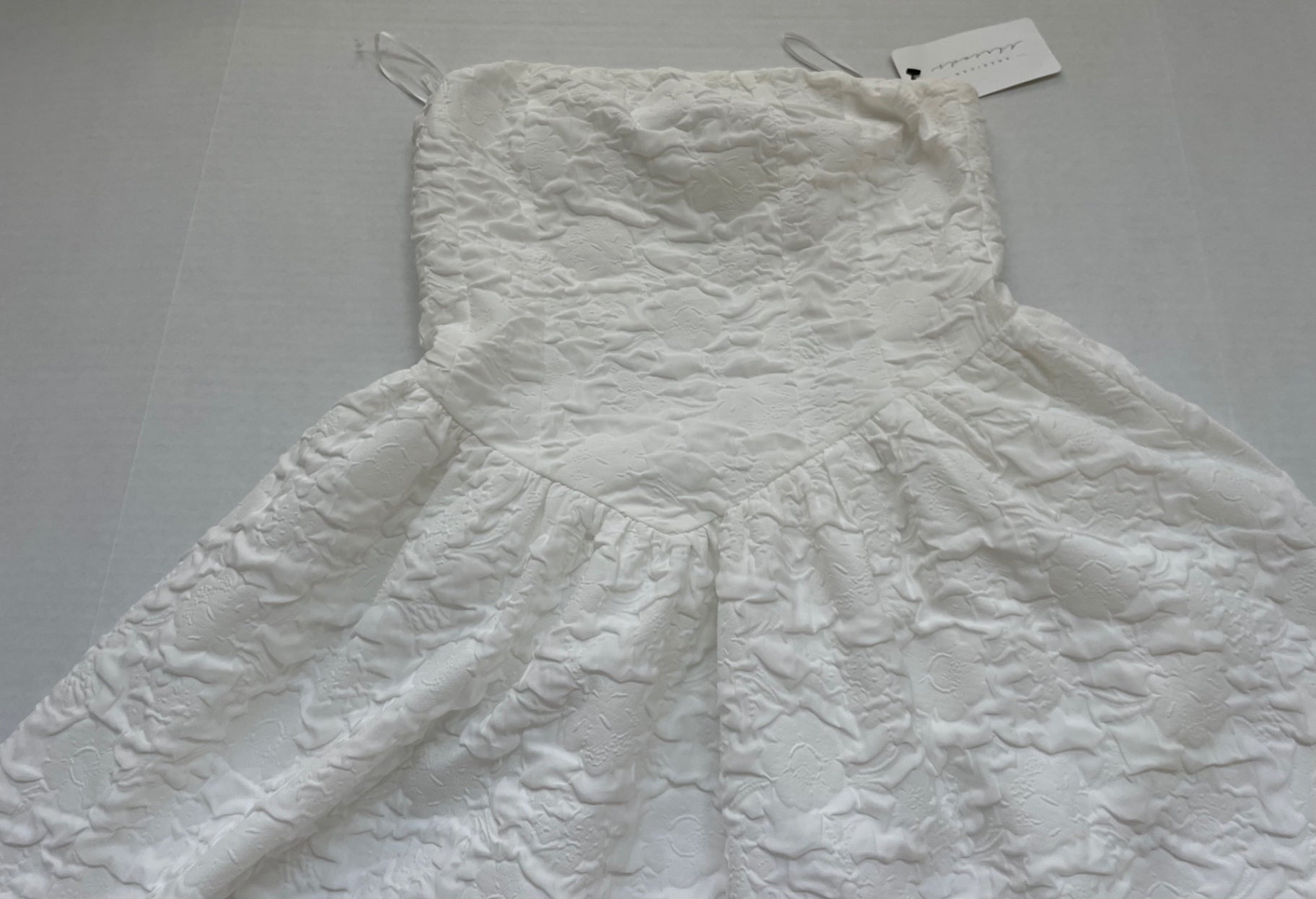 American Threads Small Dresses/Rompers Off-white Embossed textured cloth, Polyester lining