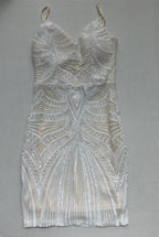 Windsor Dresses/Rompers Extra Small White Polyester and Sequin