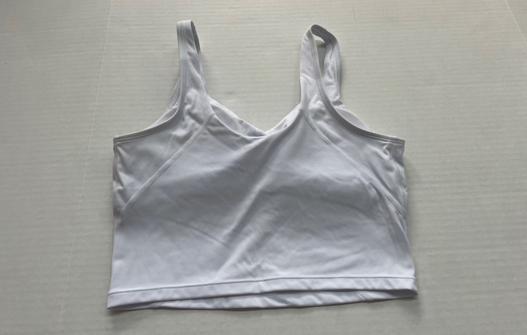 Unbranded Tops Extra Small White Polyamide, Spandex (visible label)