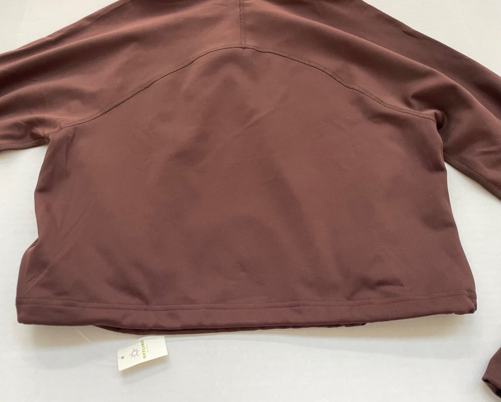 Aerie OFFLINE by Aerie Sweatshirts/Hoodies Extra Small Brown Recycled Polyester, Elastane, Nylon