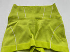 Aerie Shorts Extra Small Lime Green Corduroy and Elastic, Polyester
