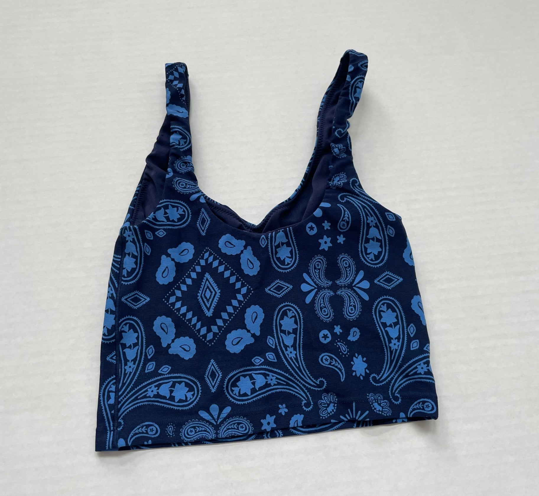 OFFLINE by Aerie Tops Extra Extra Small Blue Cotton/Polyester/Nylon blend