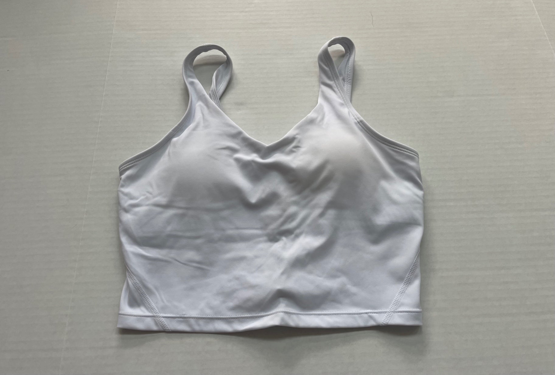 Unbranded Tops Extra Small White Polyamide, Spandex (visible label)