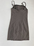 Garage Dresses/Rompers Extra Small Beige and Black Rayon, Polyester, Spandex (visible from the label)