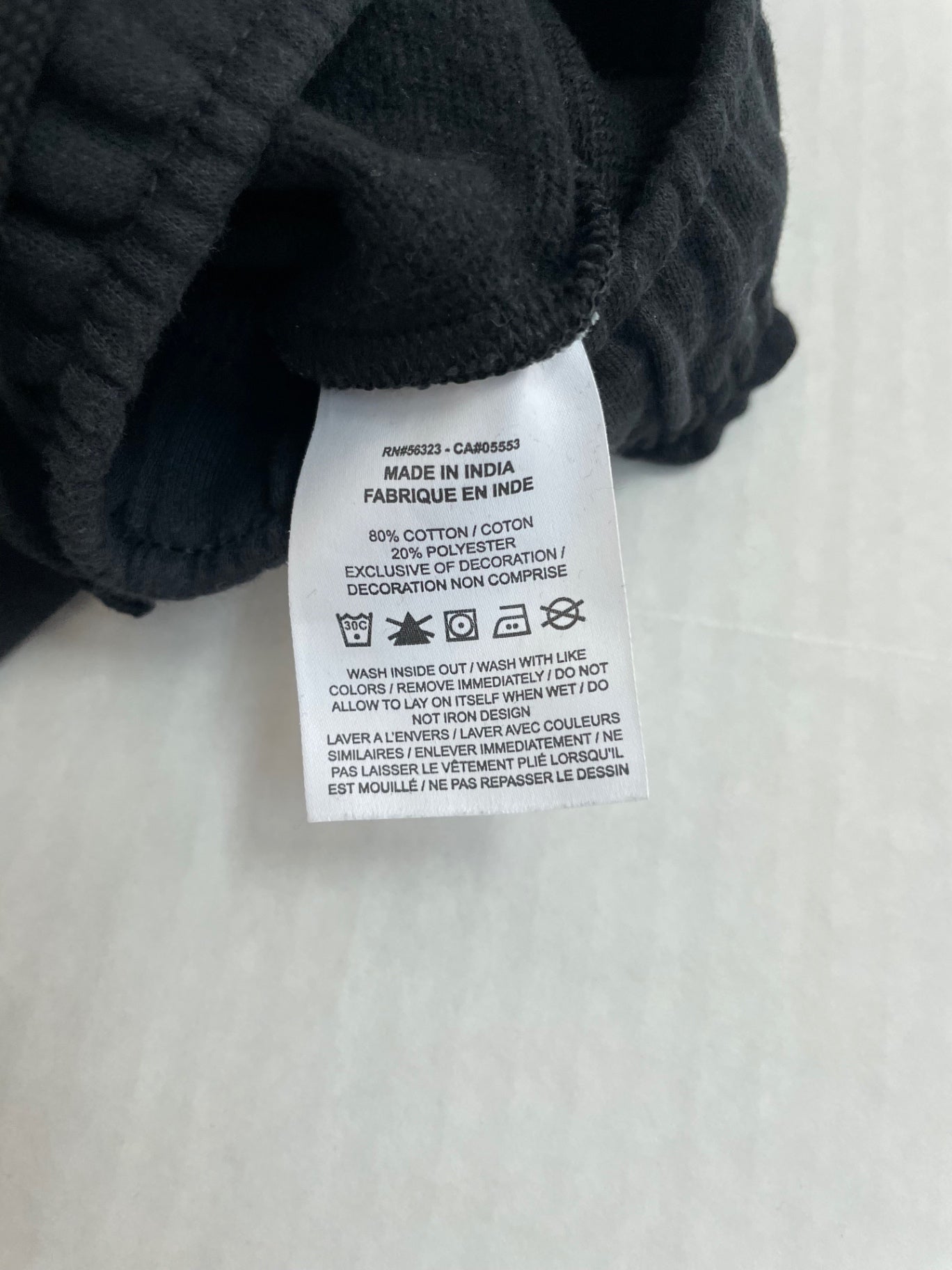 Nike Sweatpants Extra Small Black Cotton and polyester blend